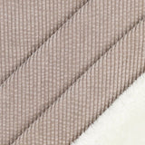 Cord mit Fell gefüttert - Cordstoff Plüschcord Soft Cord Sherpa-Cord Teddy